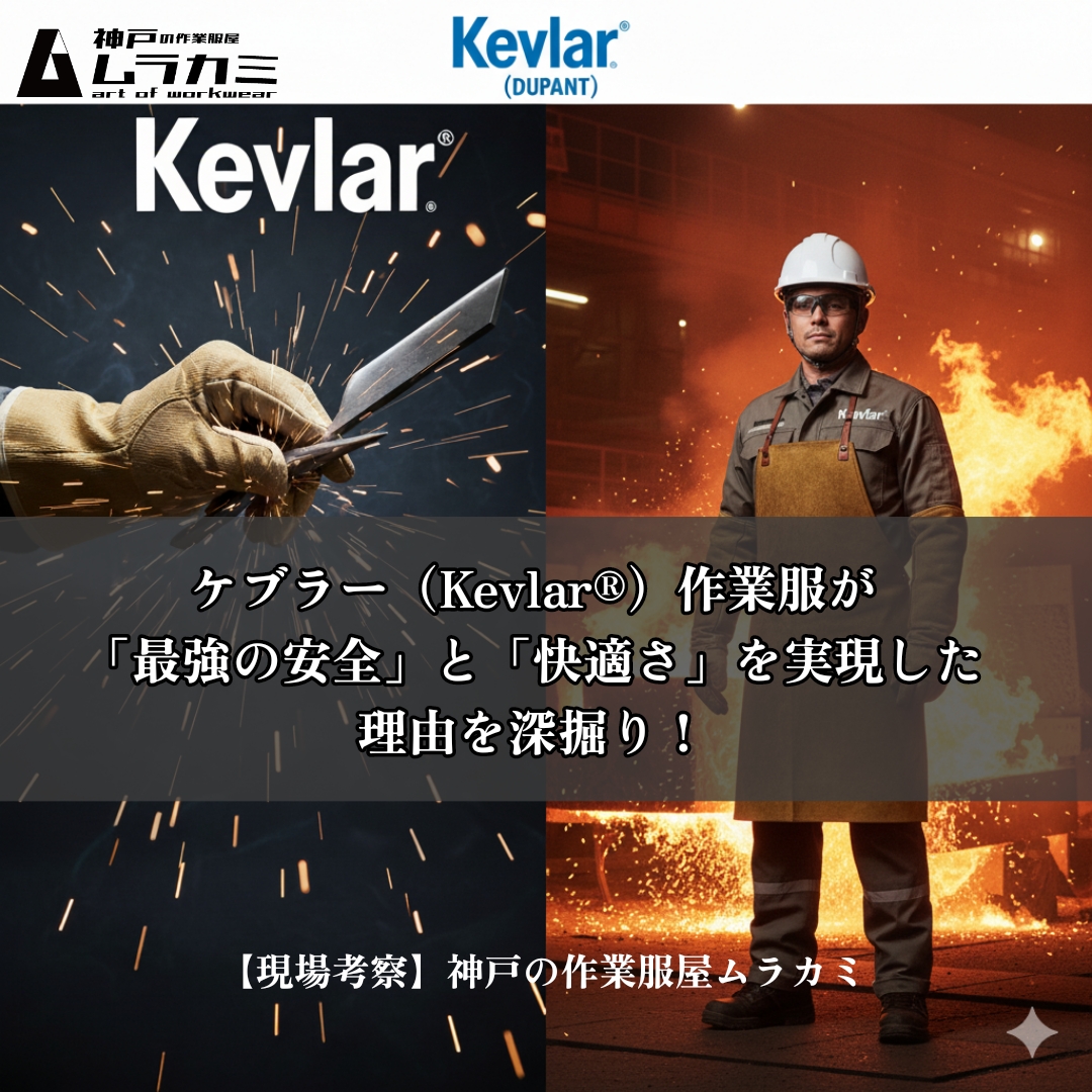 【現場考察】ケブラー（Kevlar®）作業服が「最強の安全」と「快適さ」を実現した理由を深掘り！
