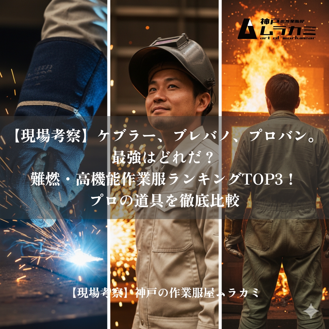 【現場考察】ケブラー、ブレバノ、プロバン。最強はどれだ？難燃・高機能作業服ランキングTOP3！プロの道具を徹底比較